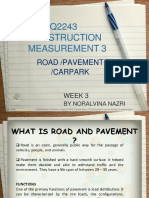 Week 3 - Road Pavement Carpark