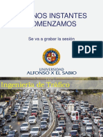 SEGMENTO BÁSICO DE AUTOVÍA: tramo de autovía cuyo funcionamiento en condiciones de tráfico no saturado