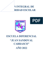 PISE 2022 Escuela Diferencial Juan Sandoval Carrasco