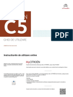 Citroen C5 (X7) - Instructiuni de Utilizare (RO) (16.C5.0250)