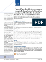 Effects Task-specific Strength Stroke