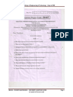 Sri Vidya College of Engineering & Technology - Dept of EEE: Ee6503 - Powert Electronics - University Question Paper