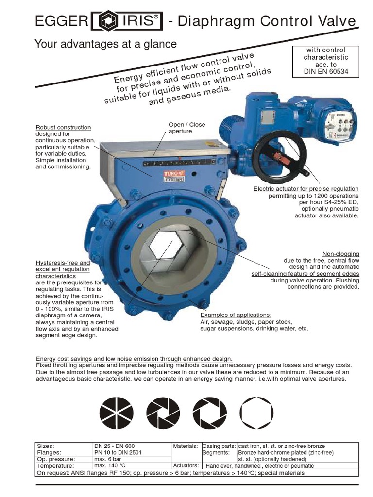 Egger Iris Leaflet | PDF | Valve | Chemical Engineering