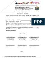 Constancia de Residencia Paola Ramirez