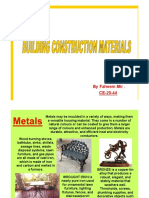 Versatile metals and their uses in construction