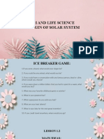 Group-1 Earth and Life Science