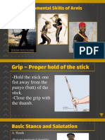 Fundamental Skills of Arnis