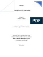 Informe sobre el proceso de lectoescritura de un niño de 6 años