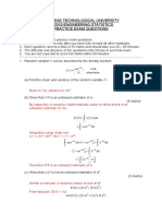 Example Questions - Solutions