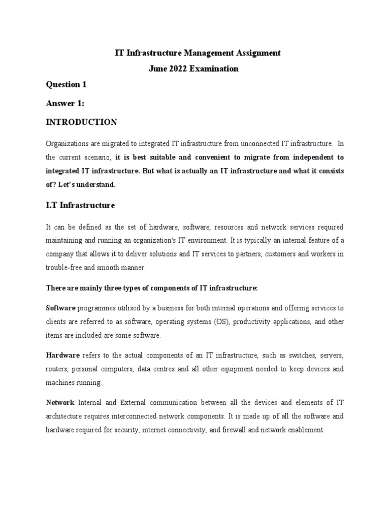 Challenges in IT Infrastructure Migration | PDF | Cloud Computing ...
