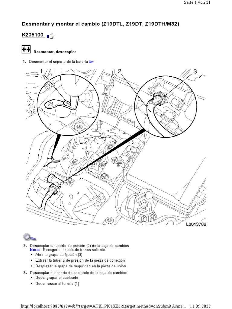 Kit Cavo Cambio E Boccole Per Opel Astra H M32 E Antara 2003-2015 | Sostituisci 55597758 55584236