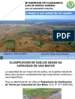 Capacidad de Uso Mayor y Uso Actual de Los Suelos: Facultad de Ciencias Agrarias Escuela de Ingeniería Forestal