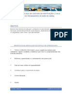 Melhorias na sala de costura para segurança e aprendizagem