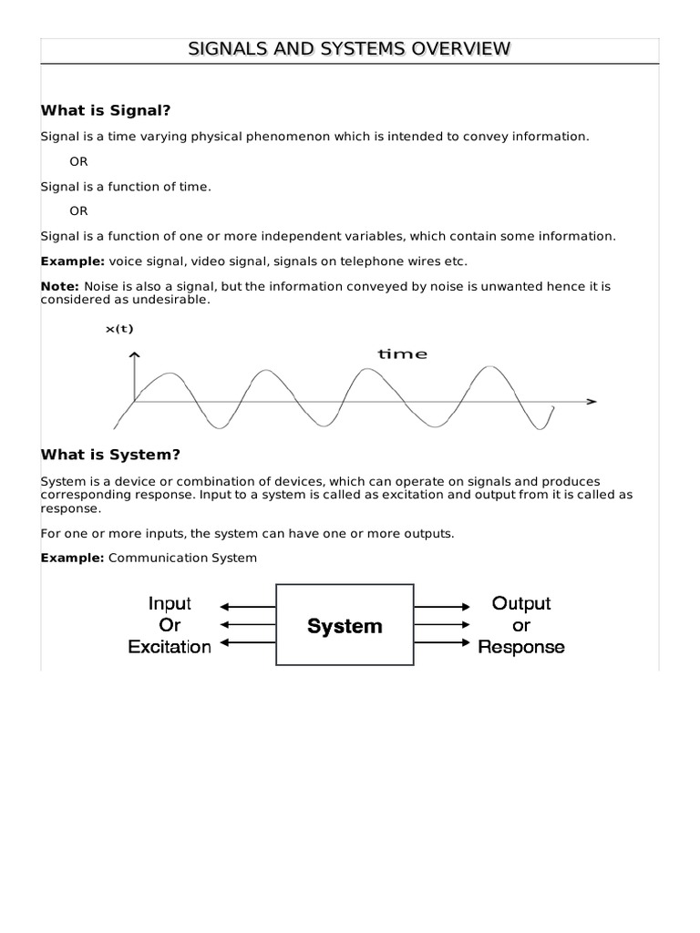 Signals and Systems | PDF | Function (Mathematics) | Euclidean Vector
