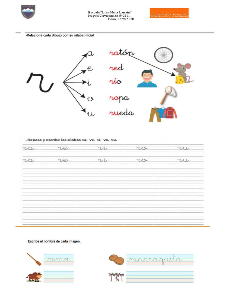 Guia Letra R | PDF