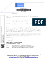 Bogotá D.C., 21-06-2021: Para: Gobernadores, Alcaldes Y Demás Autoridades de Tránsito