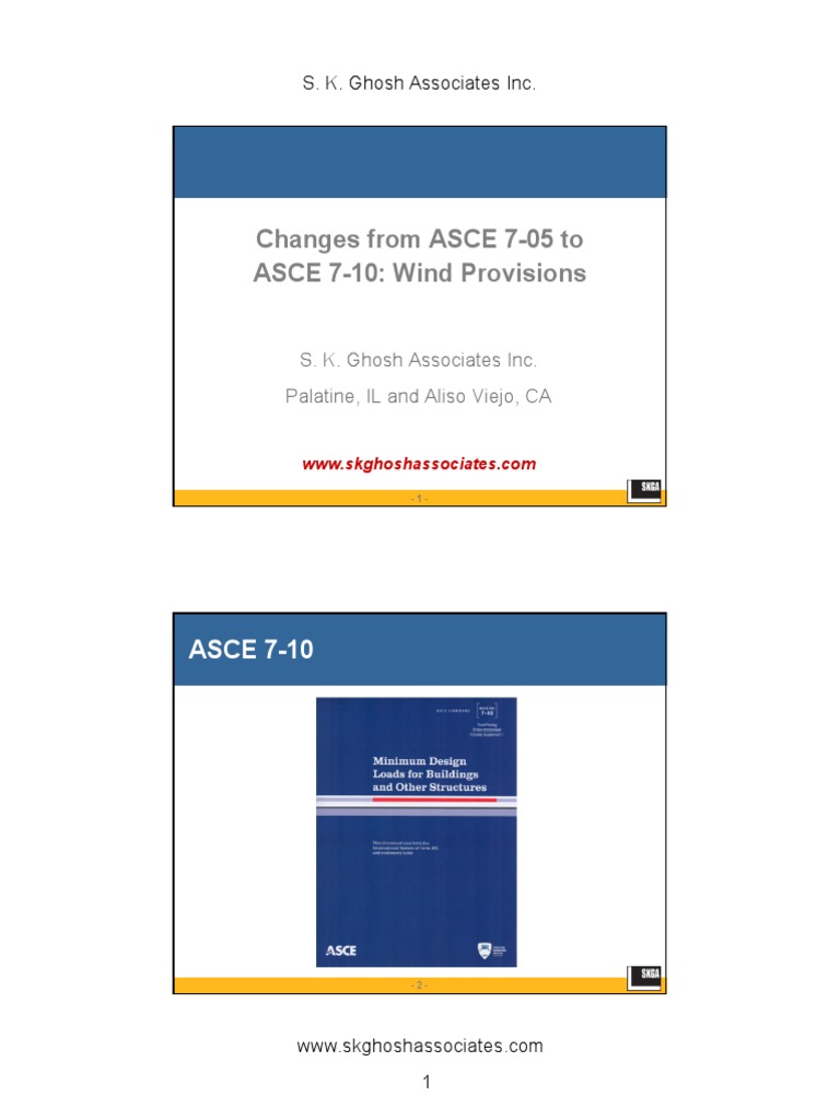 ASCE 7 10 Wind - Provisons | PDF | Wall | Wound