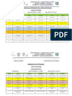 Horarios Inicial Presencial 2021-2022