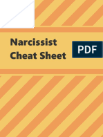 Narcissist Cheat Sheet Narcissist Q A