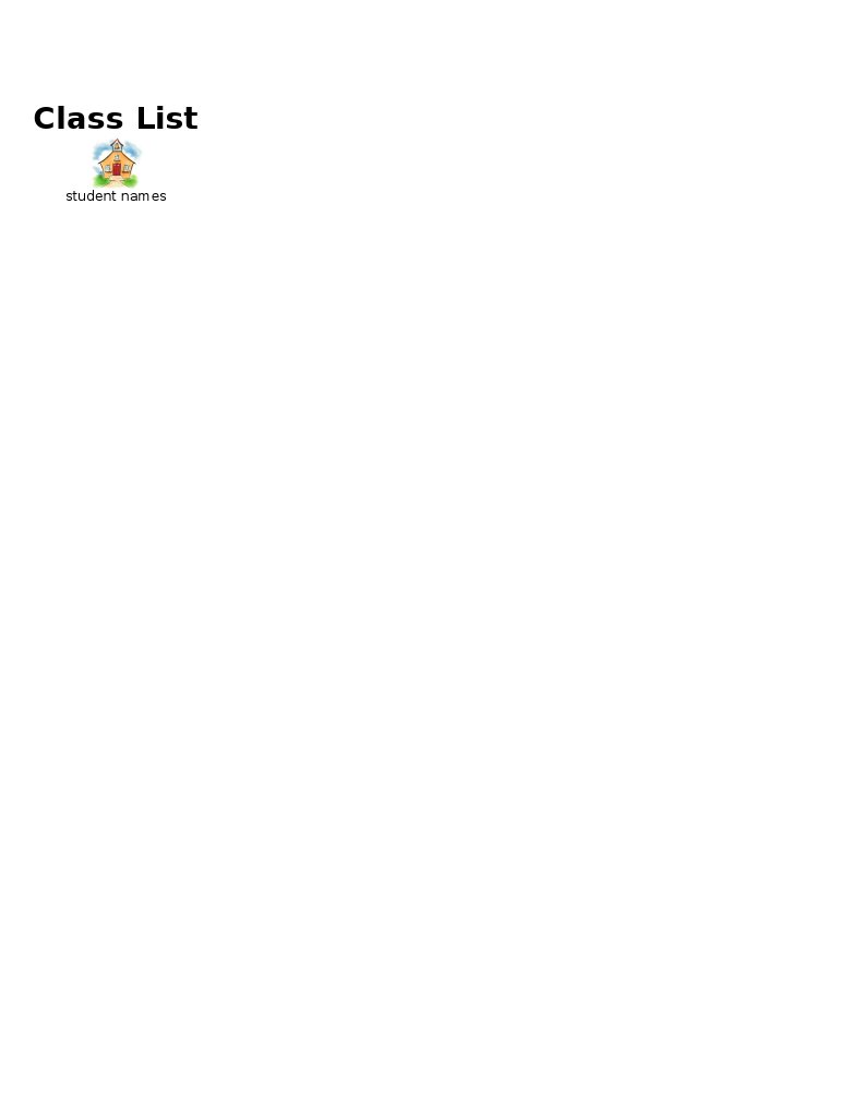 Class List Label | PDF