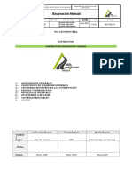 Instructivo Excavación Manual