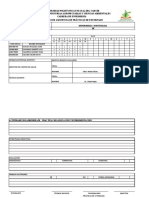 Registro de asistencia de prácticas de Enfermería Comunitaria