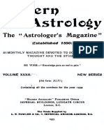1935 Alan Leo Modern Astrology Magazine Vol.32
