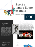 Sport e Tempo Libero in Italia