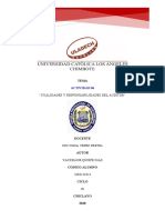 Cualidades y Responsabilidades Del Auditor