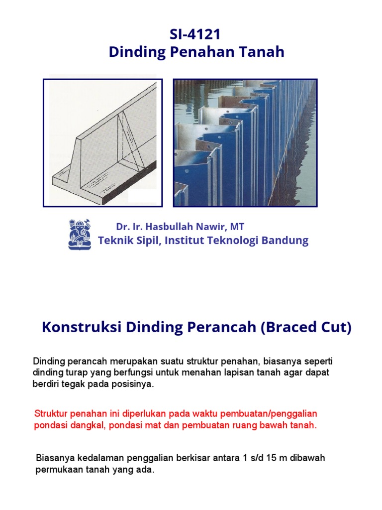 Braced Cut Excavation Design Guide | PDF | Deep Foundation ...