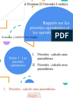 Priorité Opératoire [Enregistrement Automatique]