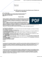 Page 1 - Decret No 2022-66 Du 26 Janvier 2022 - Legifrance