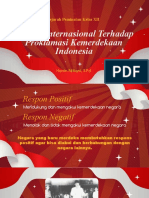 12-1 Respon Internasional Terhadap Proklamasi Kemerdekaan Indonesia
