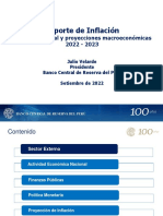 Reporte de Inflacion Setiembre 2022 Presentacion