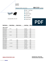 Isolated and Regulated 3 Watt Modular DC/DC Converters