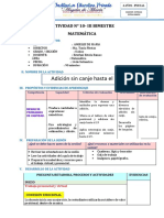 Actividad #10 y 11 Matemática