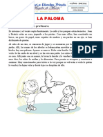 Lectura de La Paloma