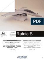 Papercraft Rafale B - Notice Montage