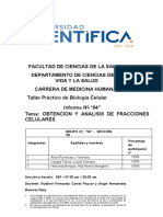 Informe 4 - Obtencion y Analisis de Fracciones Celulares