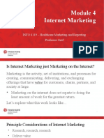 Module 4 - Internet Marketing - Lecture