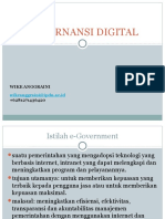 E-Gov untuk Pemerintahan Digital