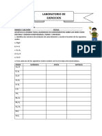 x5 °Laboratorio de Ejercicios