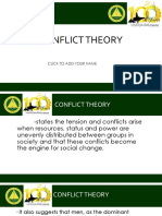 Template-Conflict Theory