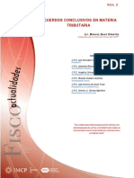 Semana 2 Lectura 2 Acuerdos Conclusivos en Materia Tributaria