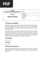 Secure Coding Standard