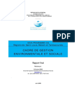 Rapport Final CGES Programme IDA PEPAM Sans Joal - 040609