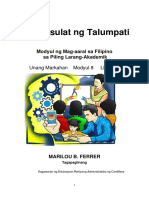 FPL Akad Q1 W8 Pagsulat-ng-Talumpati Ferrer V4