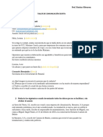 TALLER DE COMUNICACIÓN ESCRITA (Administración