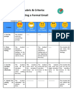 Short Story - Evaluation Rubric - Criteria 10A