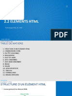 2.2.élément HTML